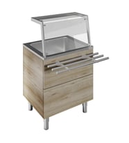 Electrolux Professional Müşteri Tarafında Bir Adet Boru Tip Paslanmaz Çelik Tepsi Kaydırma, Y= 900 Mm F03H2AF01W