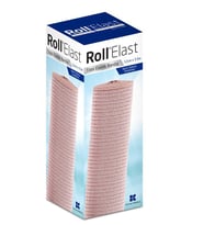Roll Elast Tıbbi Elastik Bandaj Ten Rengi 12 CM x 3.5 M 