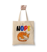 Cat Lovers Gifts For Cat Kedi Beyaz Bez Çanta Uzun Saplı Alışveriş Çantası Plaj Çantası