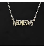 Kişiye Özel 925 Ayar Gümüş Wednesday Kolye
