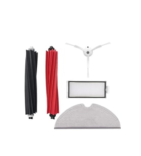 Roborock Q5 Pro / Q5 Pro Plus Uyumlu Yedek Parça Seti (5'li) - Filtre, Mop, Yan ve Ana Fırçalar