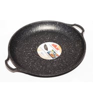 Alkar Döküm Çok Amaçlı Tava 36 cm Siyah