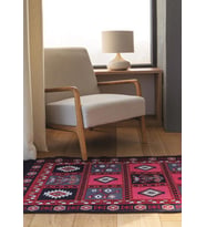 Bigghome  SA1619B Çift Taraflı Kilim 80*150 cm (Çok Renkli)