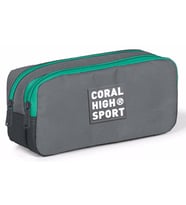 Coral High Sport İki Gözlü Açık Gri Kalem Çantası