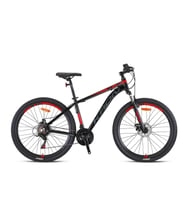 Kron XC 75 27.5" Jant MD 21 Vites Dağ Bisikleti 17 Kadro Siyah Kırmızı Füme 