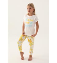 Roly Poly 3394 Today Krem Kız Çocuk Pijama Takımı