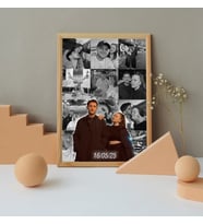 Özel Gün 12 Fotoğraflı 30 X 40 Çerçeve (Ahşap)