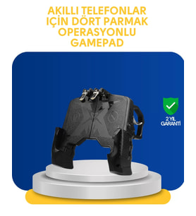 Gerçekçi Oyun Deneyimi Sunan Dört Parmak Mobil Gamepad