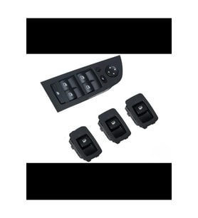 BMW E90+LCI Cam D&uuml;ğmesi Set Siyah &Ccedil;er&ccedil;eveli Karartmalı Katlamalı Ayna 61316945874x4 Wender