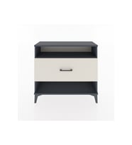 Arges Şifonyer Tek Raflı Tek Çekmeceli 88x30x80 Antrasit-Aytaşı