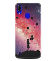 Reeder P13 Blue Kılıf Desenli Silikon Flowers Cat 2