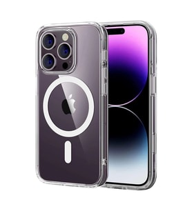 Apple İphone 16 Pro Max Combo Sert Şeffaf Magsafe Kapak - Şeffaf