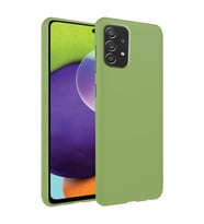 Samsung Galaxy A52 İnce Mat Silikon Kılıf Yeşil