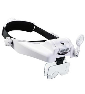 Class MG-820 Mercekli Led Işıklı Kafa Tipi Büyüteç