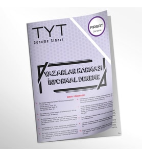 2024YKS- TYT Yazarlar Karması FIRSAT ÜRÜNÜ Türkiye Geneli D. Çözümlü Deneme Kita