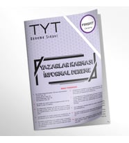 2024YKS- TYT Yazarlar Karması FIRSAT ÜRÜNÜ Türkiye Geneli D. Çözümlü Deneme Kita