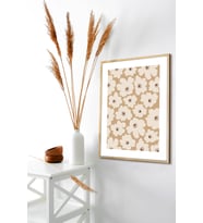 Çerçeveli Tablo Dekorasyon Ev Dekoru Konsept  Hediyelik Modern Tekli Ahşap Çerçeve (Natural)