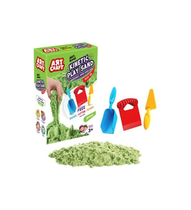 03692 AKSESUARLI YEŞİL KİNETİK OYUN KUMU 1000 GR