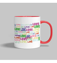 Love Aşk Yazılı Kupa Bardak Hediyelik