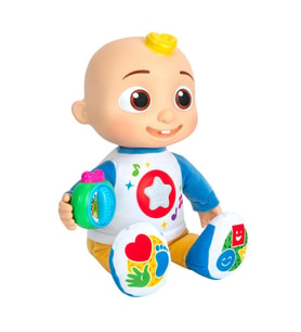 Cocomelon Discover Play JJ Doll Sesli Etkileşimli Peluş Bebek (Çok Renkli)