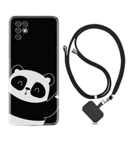 INFINIX Note 11 Pro Note 10 Hot 9 Play Kılıf Boyun Askılı Silikon Bay Bay Panda 1784