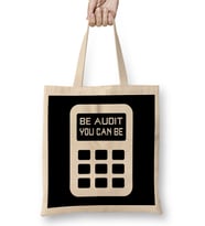 Be Audit You Can Be Funny Accountant CPA Auditor Bez Çanta Uzun Saplı