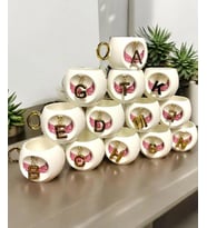 Royking Letter Porselen A Harf Kupa 300 ml CMT 011