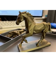 At Figürü Salon raf ve sehpa dekoru hediyelik dekoratif obje 15 cm