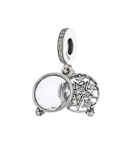 Büyüteç ve Yıldız Charm (Standart)