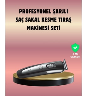Şarjlı Saç Sakal Kesim Makinesi Detaylı Kesim İçin Hassas Başlıklı