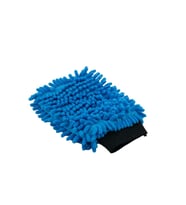 Mikrofiber Araba Araç Oto Yıkama Eldiveni Makarna Şönil Eldiven Mavi Oto Detailing