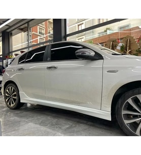Fiat Egea Düz Yan Marşpiyel Seti Mat Siyah Plastik 2 Adet 2015 2015 2017 2018 2019 2020 2021