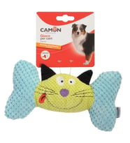 Camon Gıcırtılı ve İki Kemik Şeklinde Sevimli Peluş Köpek Oyuncağı 20 Cm