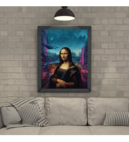 Ezgoola / Uzay Konseptli Pop Art Poster Çerçevesiz / Renkli ve Modern Tasarım / Ezgoola Sanat Posteri / 350 gr Kaliteli Kağıt / Poster