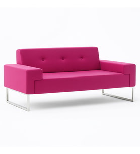 Pink İkili Ofis Kanepesi