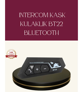 Motosiklet Sürüşleri İçin Bt22 Kask Bluetooth Kulaklık Mikrofonlu