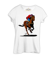At 8 Beyaz Kadın Tshirt