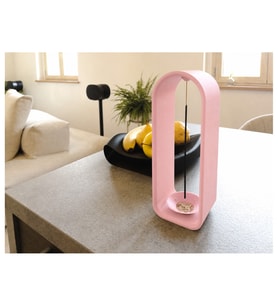 Alvera The Shrine Tütsülük – 3D Baskı Modern Kemer Formlu Tütsü Tutucu-Pembe