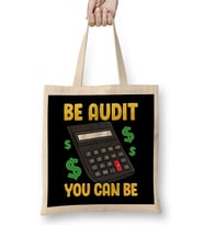 Be Audit You Can Be Funny Accountant Auditor Pun Bez Çanta Uzun Saplı