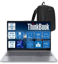 Lenovo Thinkbook 16 G7 Iml Intel Ultra 7 155H 64GB Ddr5 1tb SSD Intel® Aı Boost 16" Wuxga 300NITS IPS Windows 11 Home Taşınabilir Bilgisayar 21MS008RTRH28 + Zetta Çanta