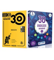 HIZ YAYINLARI 8.SINIF LGS İNGİLİZCE 30 DENEME + YANIT YAYINLARI İngilizce Video Çözümlü 30 Deneme (2