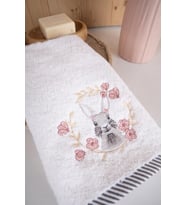 %100 Pamuk 40x70 Cm Nakışlı Desenli Hediyelik Havlu Seti Baveno Home (05)