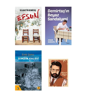 Demirtaş'ın Beyaz Sandalyesi - Efsun Selahattin Demirtaş - Dımdım Kalesi Seti (Renksiz)