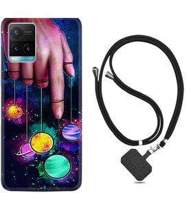 Vivo Y11S Y21S Y20 Y20S Y70 Kılıf Boyun Askılı Silikon Finger planet 1740