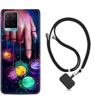 Vivo Y11S Y21S Y20 Y20S Y70 Kılıf Boyun Askılı Silikon Finger planet 1740