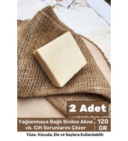 Lüks %100 Doğal Güzel Kokulu El Yüz Saç Vücut Cilt Orijinal Bitkisel Keçi Sütü Sabunu 120G - 2 Adet