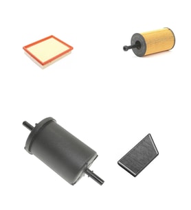 Bosch Filtre Bakım Seti Peugeot 206 1.6 Benzinli 2001-2004 Hava + Yağ F + Yakıt F. + Polen Sion