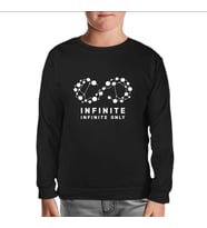 Infinite - Only Siyah Çocuk Sweatshirt
