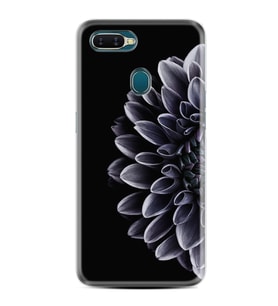 Oppo A5S A15 A16 A54 A55 A73 A74 Kılıf Desemli Silikon Çiçekler 1639