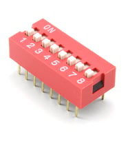 8li Dip Switch 8 Pin Kırmızı Anahtar Açık Kapalı Seçim Adres Ayar On Off